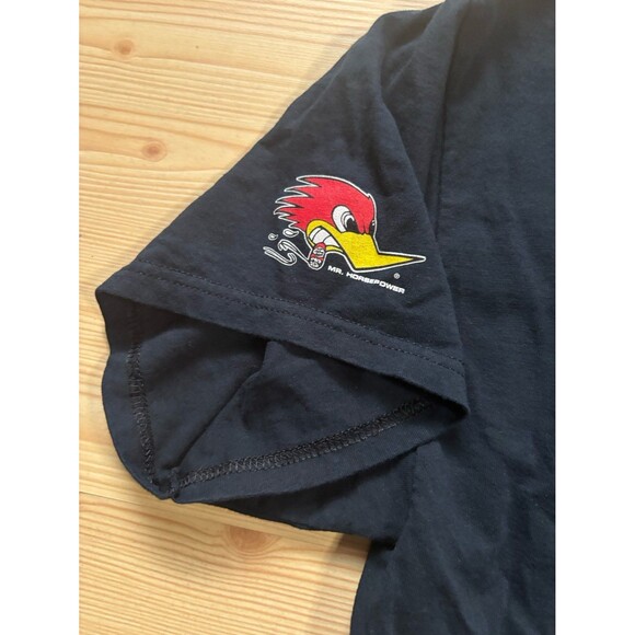Vintage Mr Horsepower Shirt Mens XL Black Clay Smith Speed Shop Woodpecker Logo - Picture 5 of 7